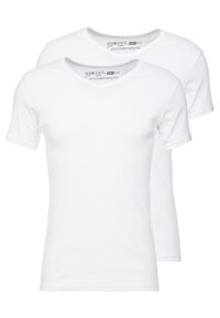 DIM - ECODIM  V NECK 2 PACK - Unterhemd/-shirt - white Thumbnail-Bild 1