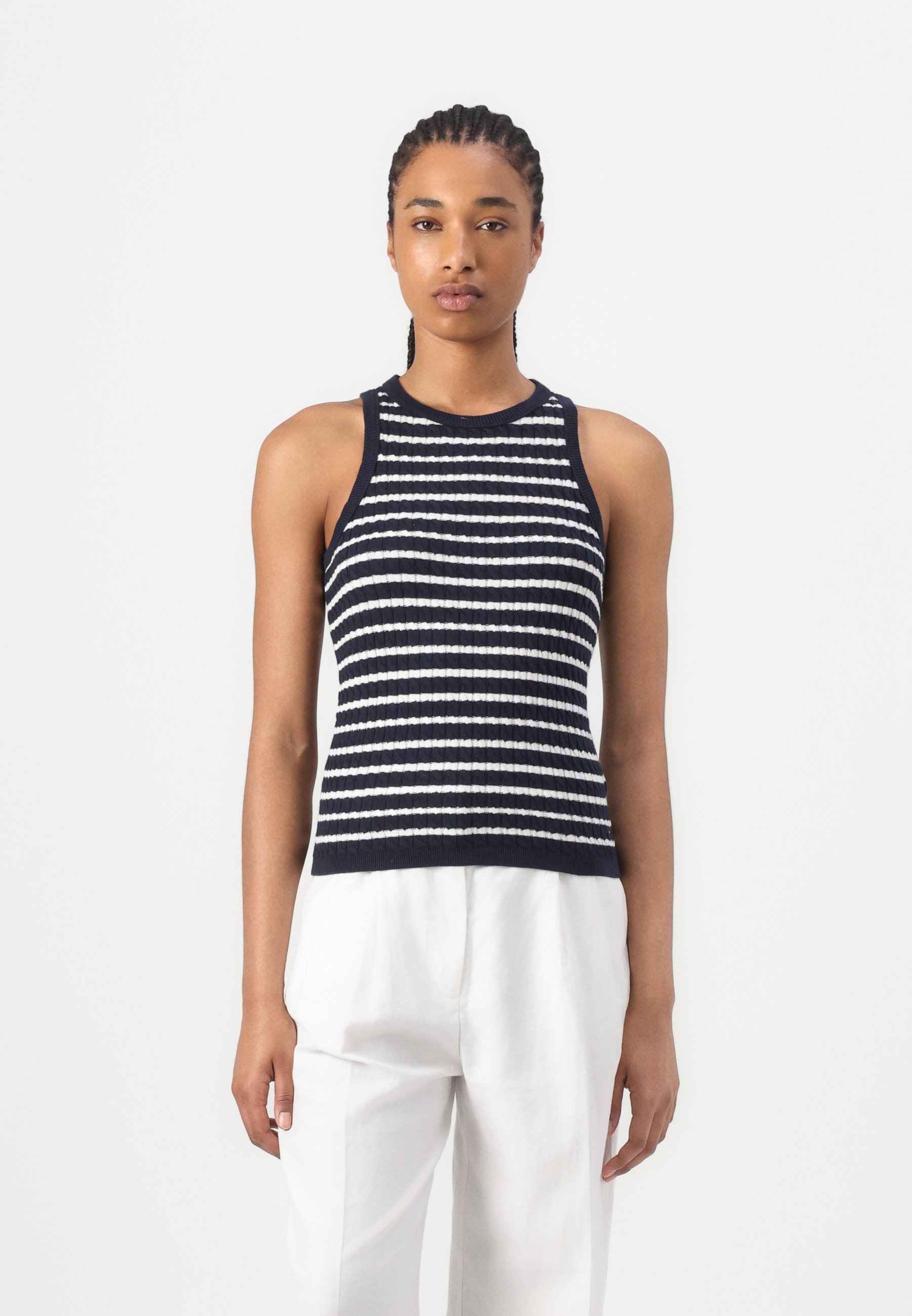 売れ筋商品|||トミー ヒルフィガー Tシャツ レディース トップス TH X SOFIA RICHIE GRAINGE TANK SWEATER TOP - Top - dark night navy Tommy Hilfiger TH X SOFIA RICHIE GRAINGE TANK SWEATER TOP