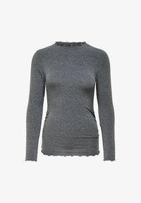 Unselected, dark grey melange