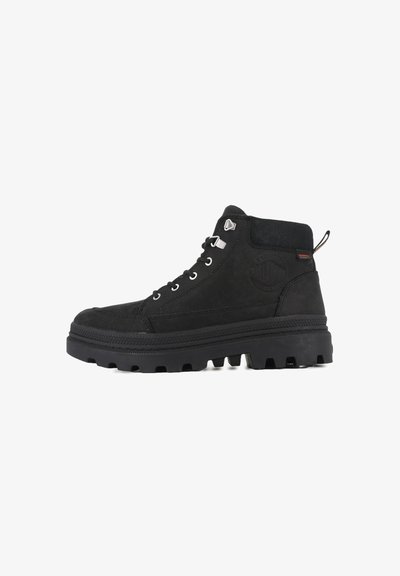 Bottines à lacets - black