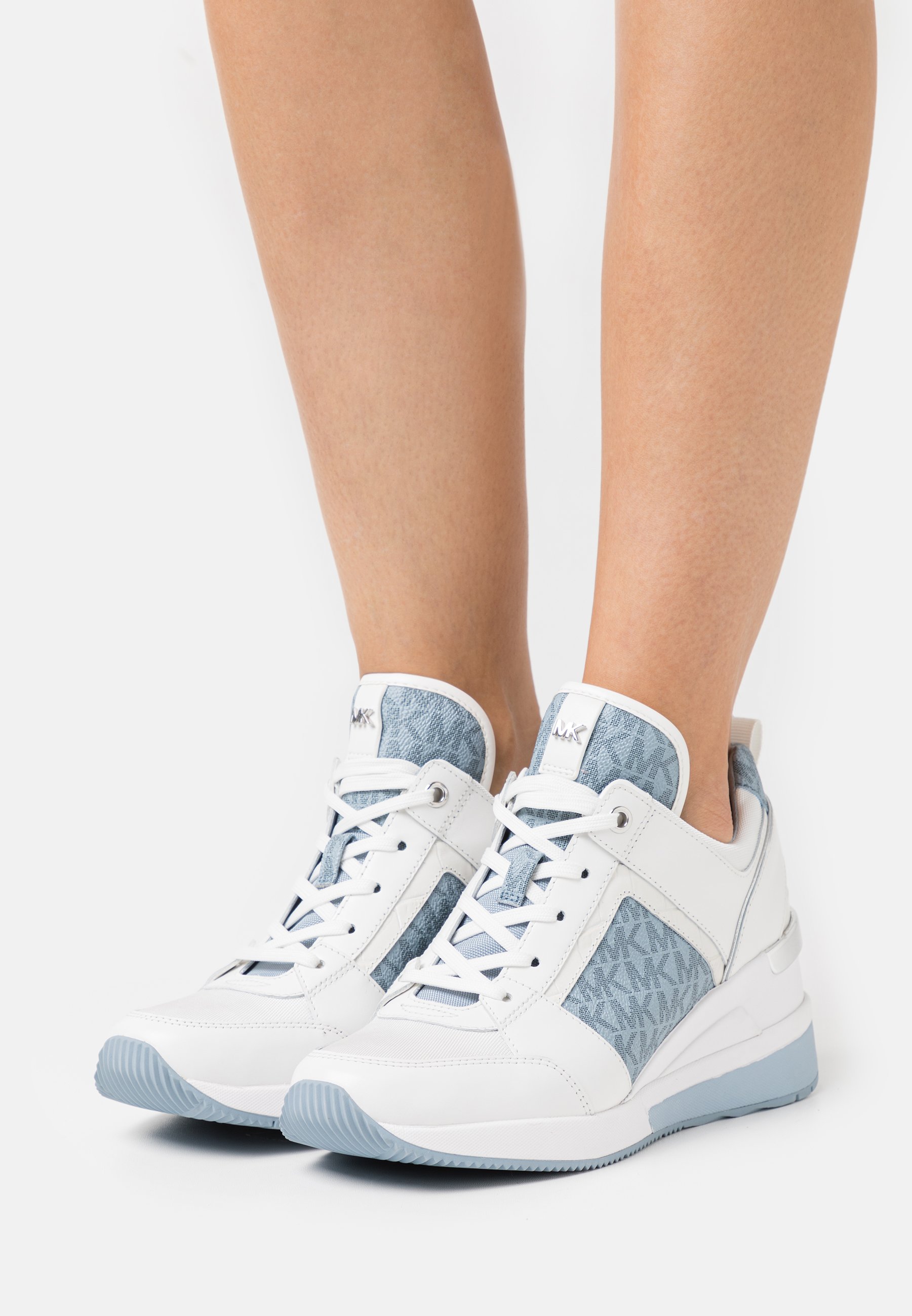 MICHAEL Michael Kors GEORGIE TRAINER - Sneakers laag - optic white/pale  blue/wit - Zalando.nl