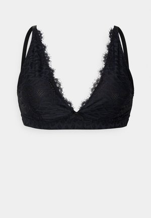 BRALETTE - Kolmnurklõikega rinnahoidja - black