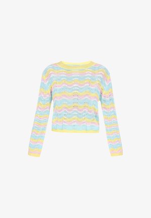 IZIA, IZIA SWEATER - Striktrøje - yellow multicolor