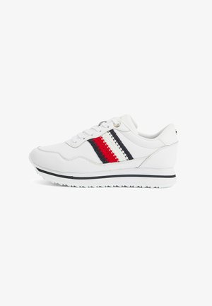 SIGNATURE TAPE - Sneakersy niskie - white, black, red