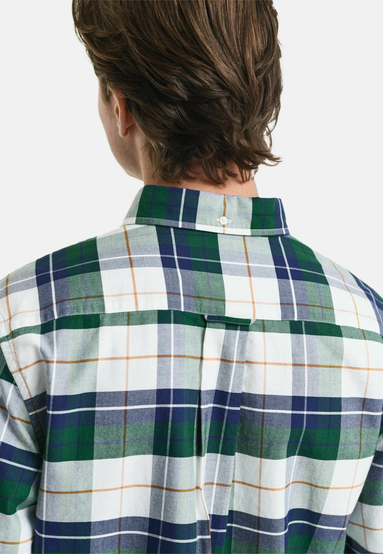 REGULAR FIT CHECKED OXFORD