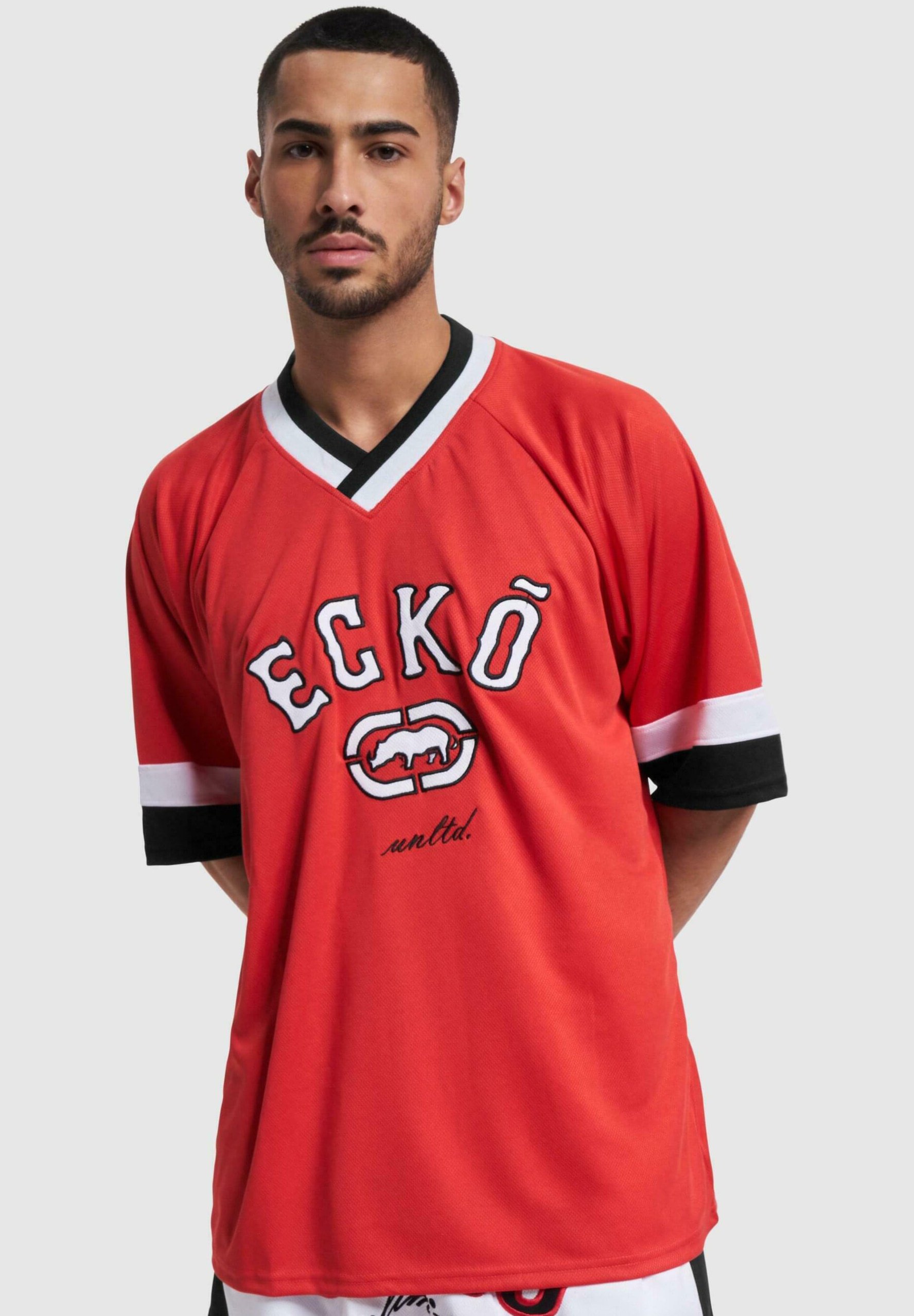 ecko unltd. BBALL - Print T-shirt - red - Zalando.ie