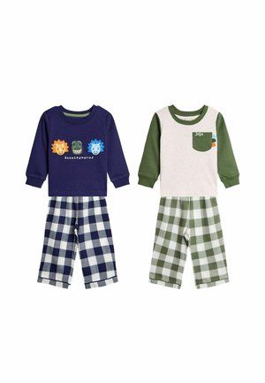 REGULAR FIT - 2 PACK TRACTOR SET - Pižamos komplektas - navy dinosaur character