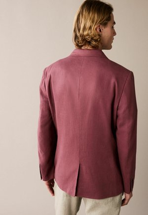 Next SLIM FIT LINEN BLEND TWO BUTTON - Sakko - pink
