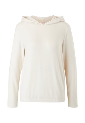s.Oliver LANGARM - Strickpullover - beige