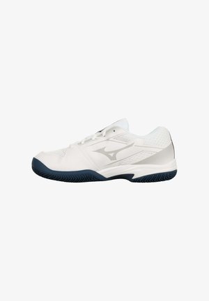 Mizuno, BREAK SHOT 5 CC - Tennisschuh für Sandplätze - white orange insignia blue