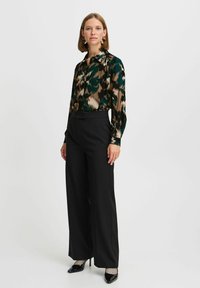 b.young BYJOSA CUFF SHIRT - Camicia - sea moss flower mix