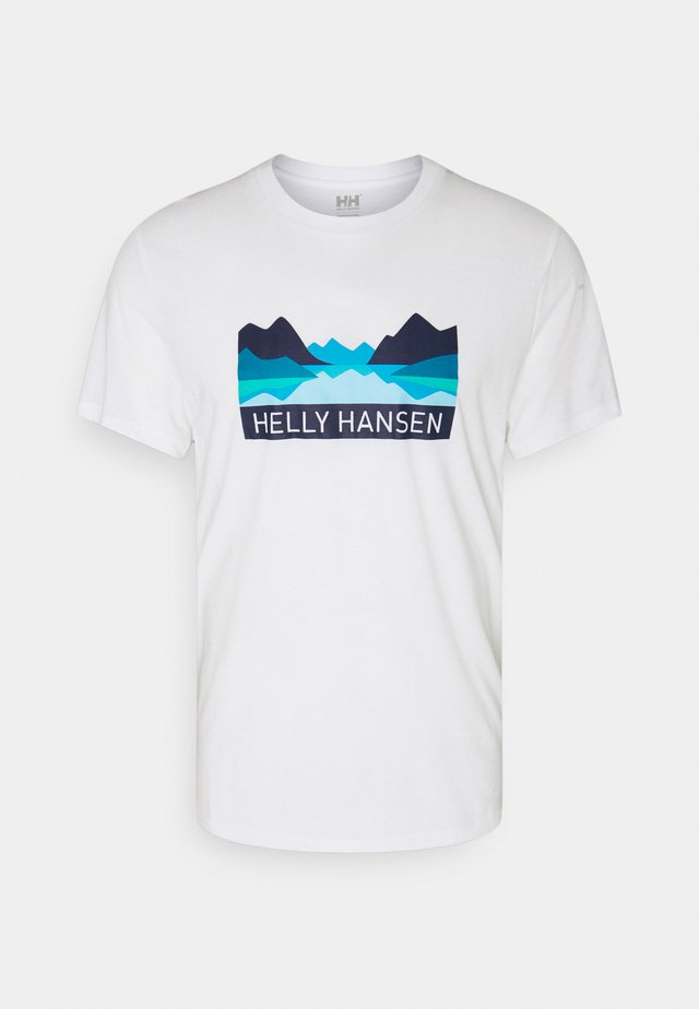 NORD GRAPHIC  - T-Shirt print - white