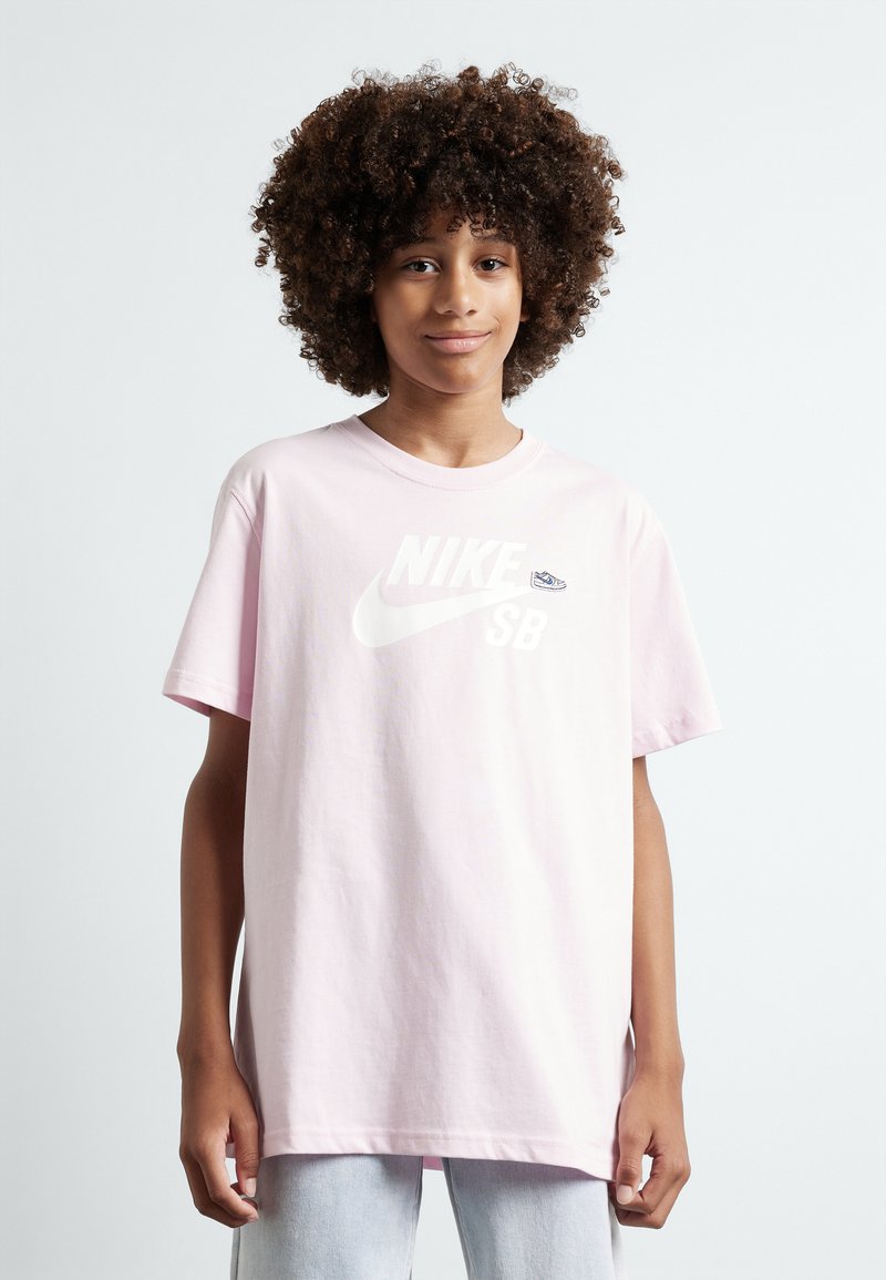 Nike SB TEE LOGO UNISEX - Triko s potiskem - pink foam