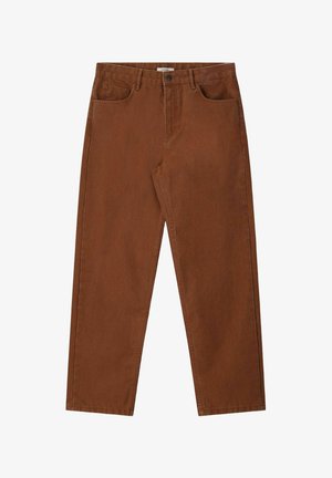 Sissy-Boy, SISSY-BOY LOOSE FIT JEANS MIT MITTELHOHER TAILLE - BRAUN - Jean droit - braun