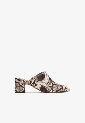 Kazar, ELARINE - Mules med hæl - dark brown