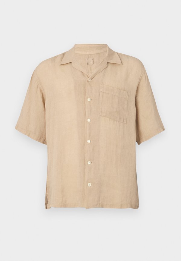 SHORT SLEEVE MEN RELAXED FIT SHIRT - Shirt - almond3