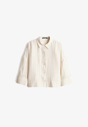 someday., OVERSIZED STRIPE - Overhemdblouse - natural glaze