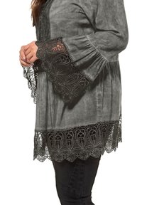 Ulla Popken Tunikaer - mottled anthracite