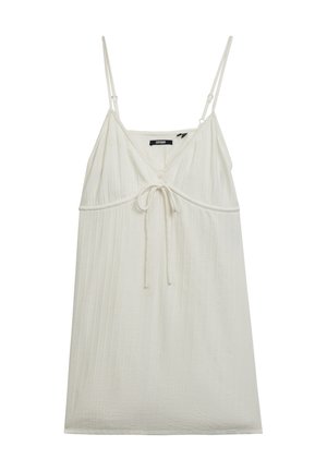 Superdry & Co, TEXTURED CAMI MINI - Freizeitkleid - off white