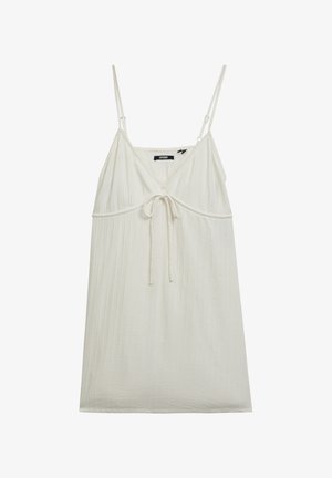 Superdry & Co, TEXTURED CAMI MINI - Freizeitkleid - off white