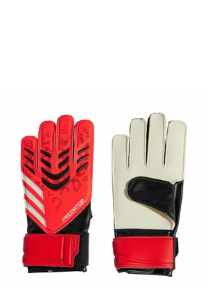 PREDATOR TRAINING - Gants de gardien de but - black lucid red white