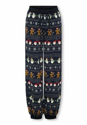 ONLY GIRLS HOSE KOGXMAS NORMAL GESCHNITTEN HOSE - Pantalon classique - night sky