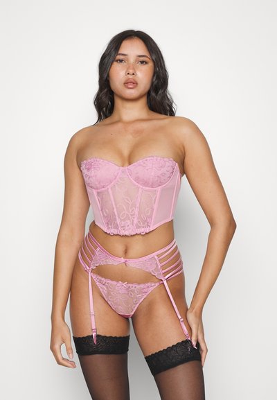 Fleur du Mal BELLA OPEN BACK BUSTIER - Corset - bisou