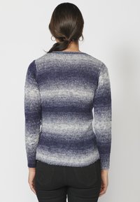 Koroshi Stickad tröja - dark blue