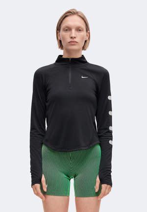 Nike Performance, TEMPO FLASH - Суитшърт с цип - black