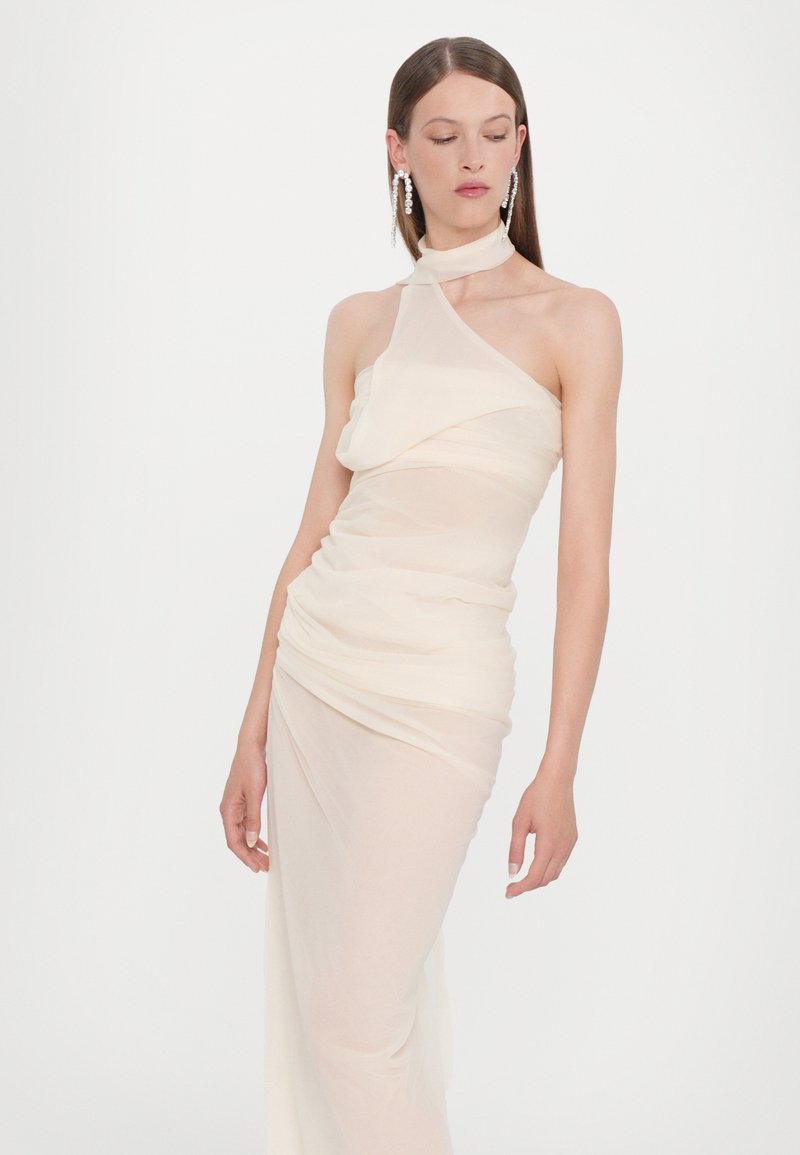 Ludovic de Saint Sernin HALTER DRESS - Robe de cocktail - white