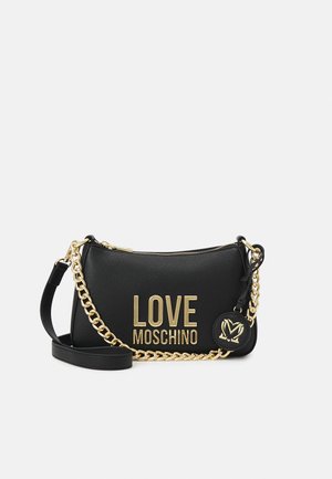 LOVE LETTERING SHOULDER BAG - Neceser - nero