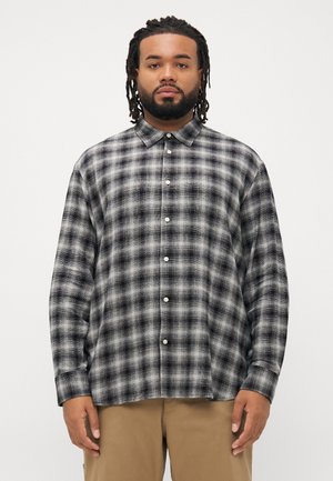 Jack & Jones JCOCOVER CHECKED SHIRT - Shirt - pavement/shadow