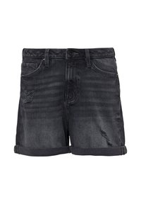 RELAXED FIT - Jeans Shorts - schwarz
