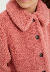 WE Fashion TEDDY - Vinterkappa /-rock - light pink