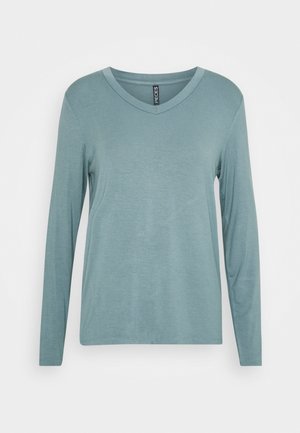 Langærmet T-shirt - teal