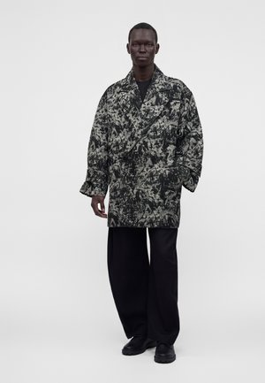Henrik Vibskov, DIMOUT COAT UNISEX - Halflange jas - black/white