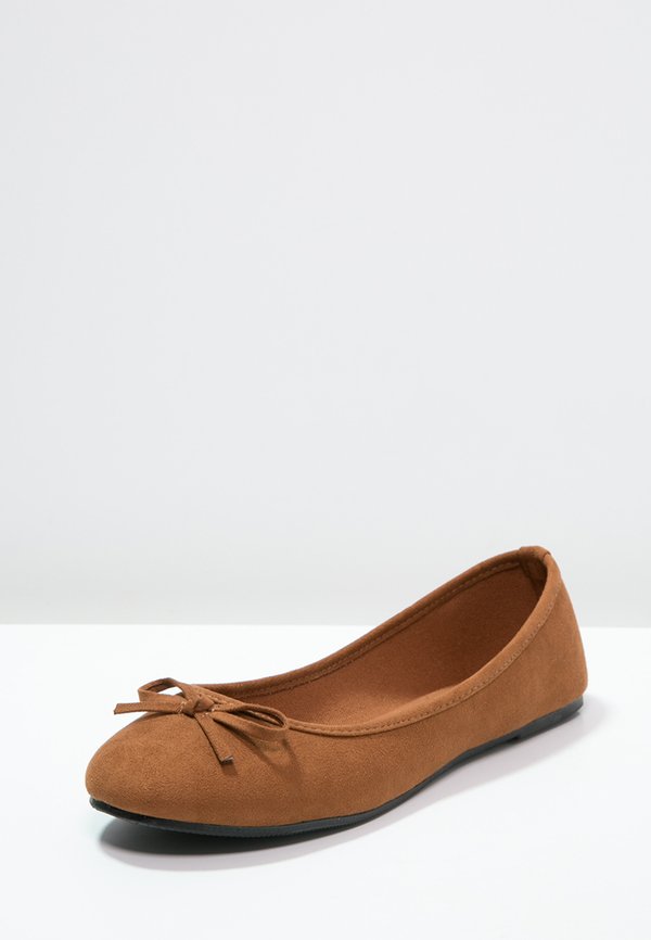 Ballet pumps - cognac2