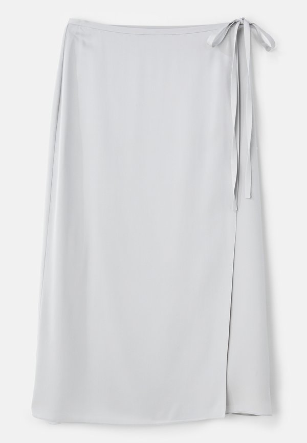 TIE WRAP - Wrap skirt - platinum3