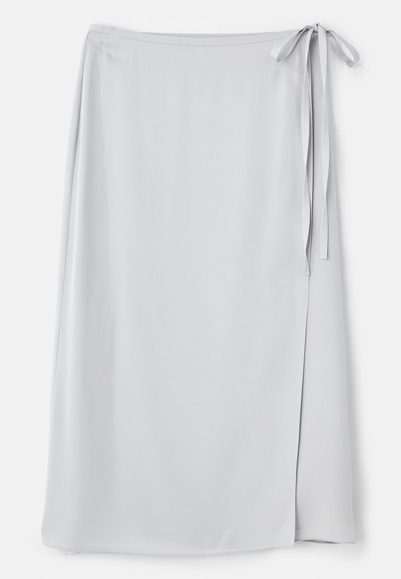 Theory A-lijn rok lichtgrijs