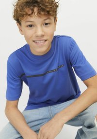Jack & Jones Junior LOGO - Printtipaita - beaucoup blue