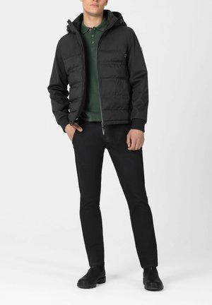 ABNEHMBARE KAPUZE - Winter jacket - schwarz