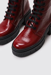 *Art Botines con plataforma - burgundy