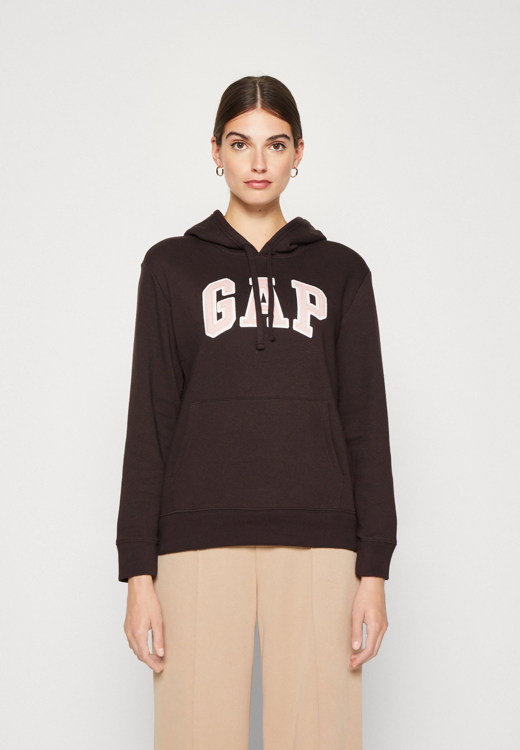 brown gap hoodie women