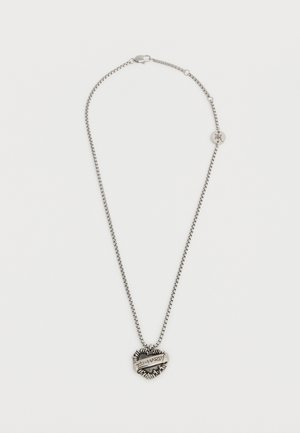 BARBED HEART PENDANT NECKLACE - Halskette - silver-coloured