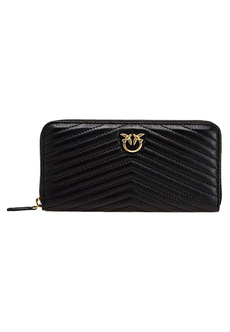折りたたみ財布 PINKO 'Ryder' wallet Black Pinko RYDER ZIP AROUND CHEVRON - Portafoglio - black/nero