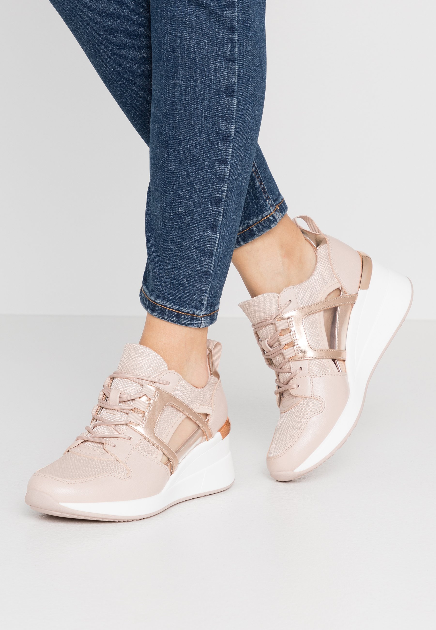 aldo pink trainers