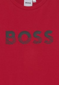 BOSS Kidswear Langarmshirt - red