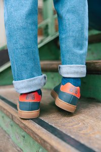 Bonton BASKETS BASIL UNISEX - Matalavartiset tennarit - baltic green