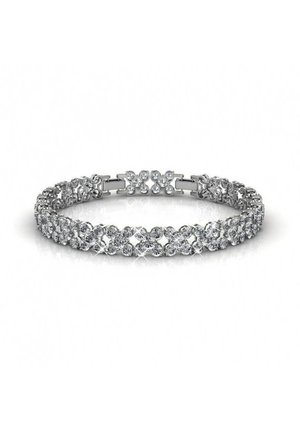 FLOWERY - Bracciale - couleur argentée cristal