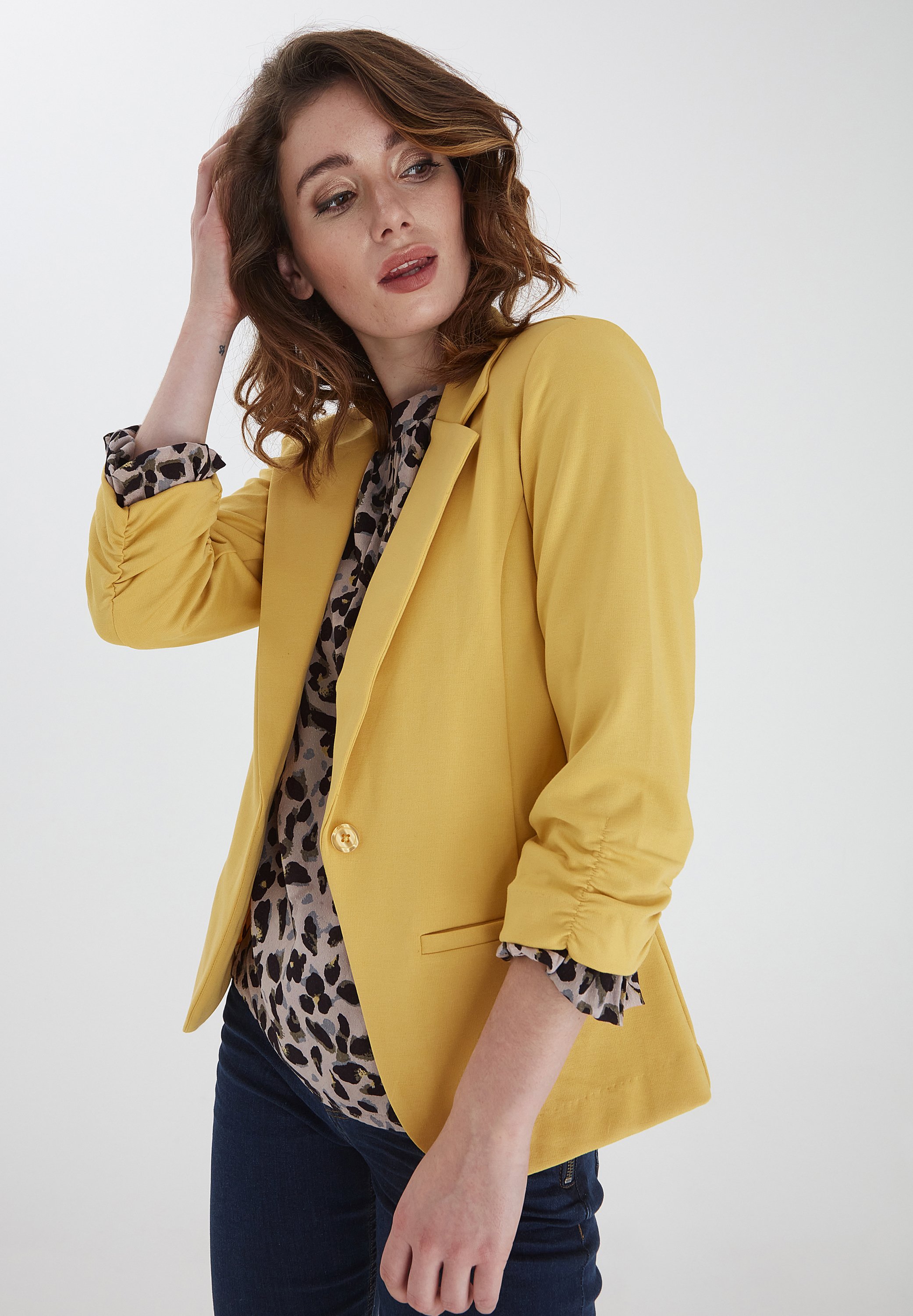 Fransa FRZABLAZER 1 BLAZER - Blazer - ochre/ocra - Zalando.it